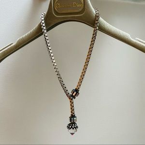 Elizabeth Cole Rocket Jewel Pendant Neclace